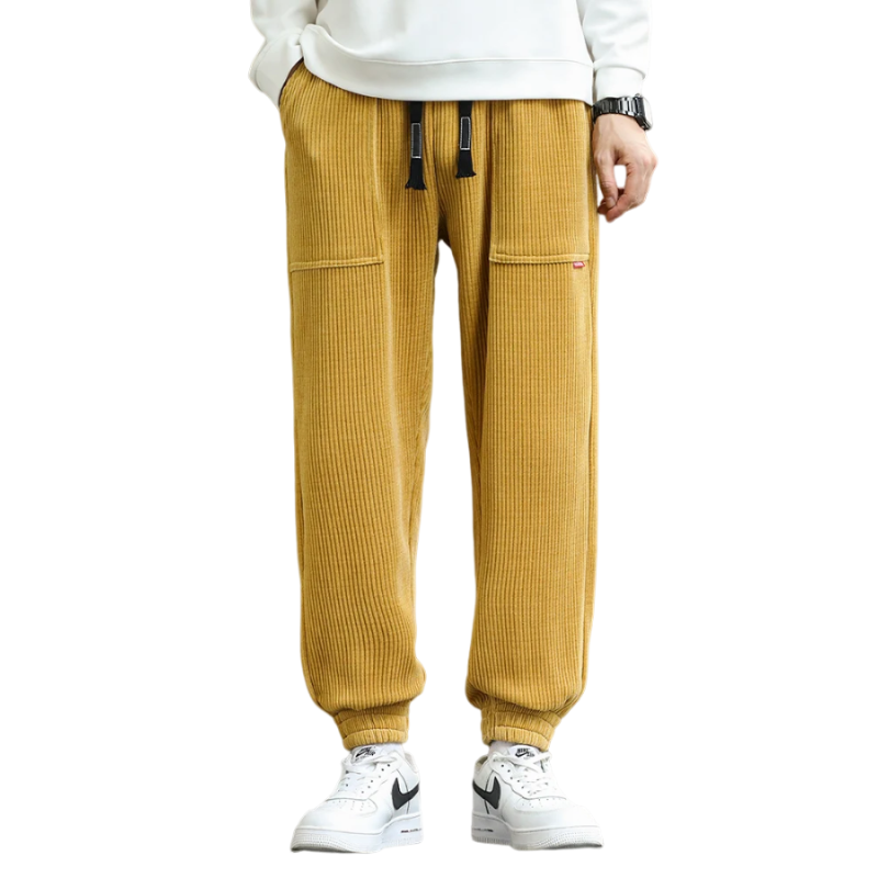 Pantalon-Velours-Homme-Luxe