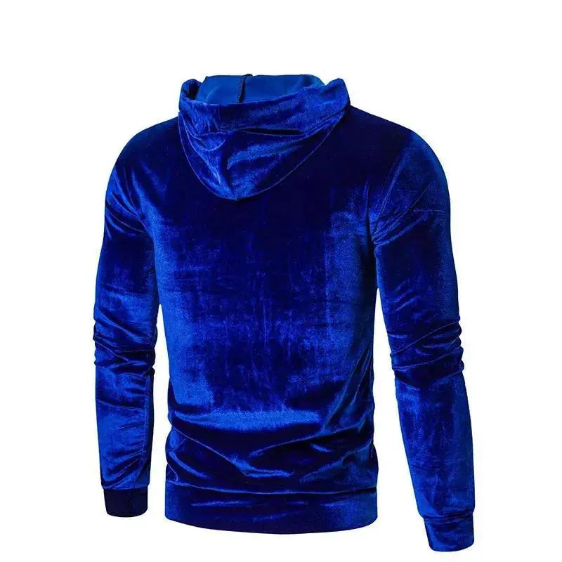    Sweat-Velours-Homme-Bleu
