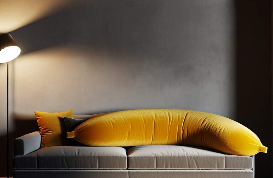 Banane velours géante: l’accessoire incontournable pour une déco intérieure unique et confortable