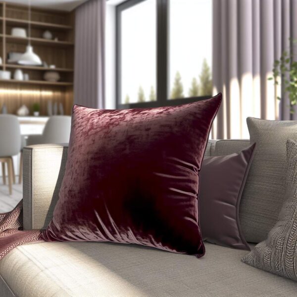 Élégance et confort: housse coussin velours 60x60