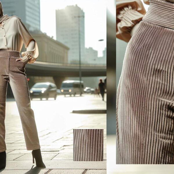 Comment porter le pantalon velours côtelé femme avec style et confort