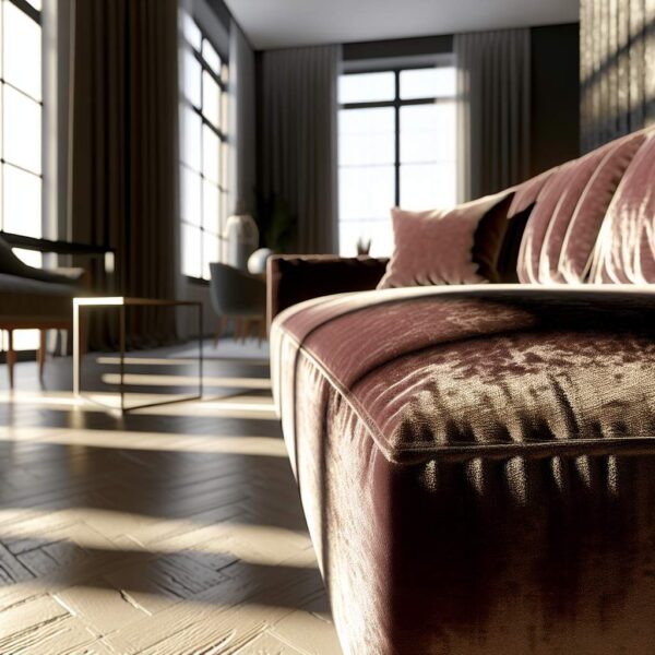 Velours déperlant: allier élégance et praticité dans votre intérieur