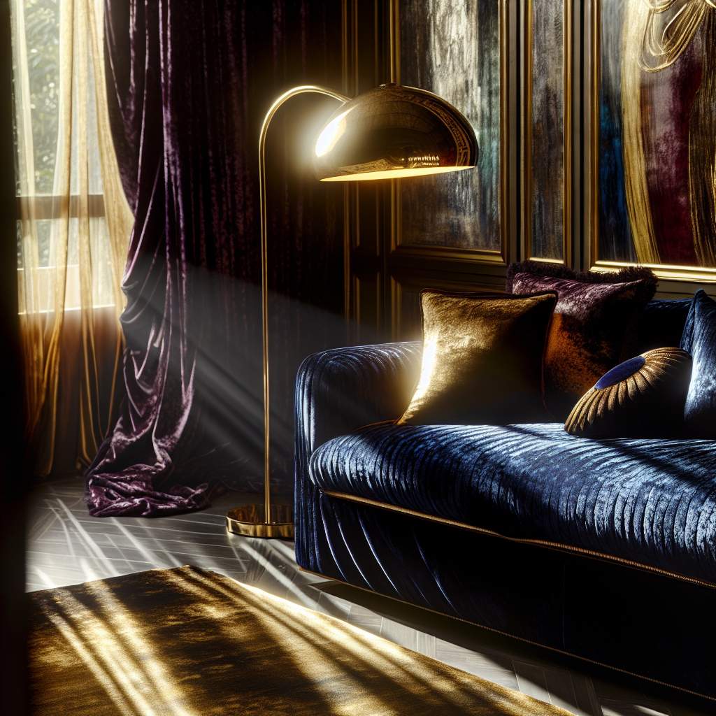 Velours luxe ameublement : secrets d'un intérieur chic
