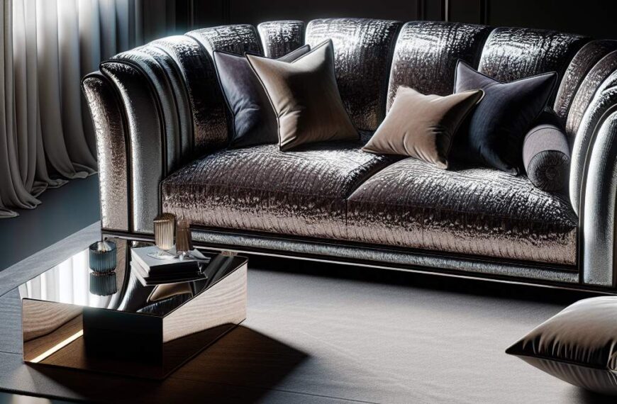 Velours moiré: élégance et astuces d&rsquo;entretien pour un intérieur raffiné
